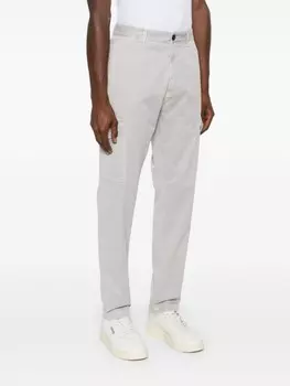 Stone Island зауженные брюки карго, серый