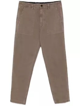 Stone Island зауженные брюки, коричневый