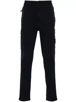 Stone Island зауженные брюки, синий