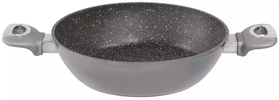 STONELINE сервировочная кастрюля, алюминий, (1 шт.), индукционная 24 см + высота 6,5 см, черный