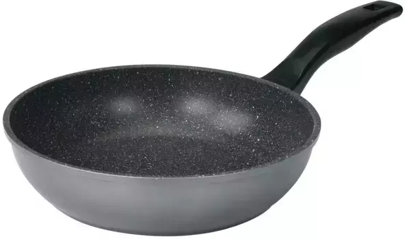 STONELINE Сотейник, алюминий, (1 шт.), индукция 24 см + высота 6 см, серый