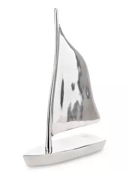 Стоящая фигурка Большая белая лодка 36Х25Х8 см. Art-Pol