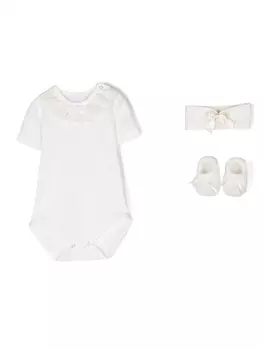 Story Loris "комплект из боди, пинеток и повязки на голову", нейтральный цвет