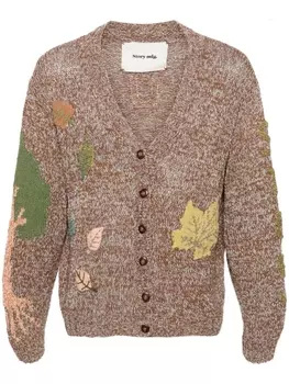 STORY mfg. кардиган Twinsun из органического хлопка, коричневый