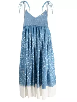 STORY mfg. платье Daisy А-силуэта, синий