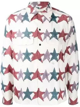 STORY mfg. рубашка с принтом, белый