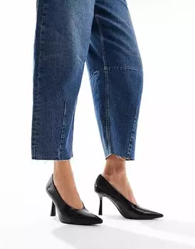 Stradivarius – Туфли в цвете Шварц