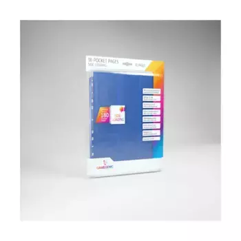 Страницы с боковой загрузкой на 18 карманов — синие (10), Pocket Pages (GameGenic)