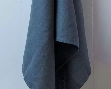 Страсть к льну | Роскошное полотенце Бо | 100% лен, размер: 46-100 см, цвет: Лен Натуральный. Homelinen Labels, серый