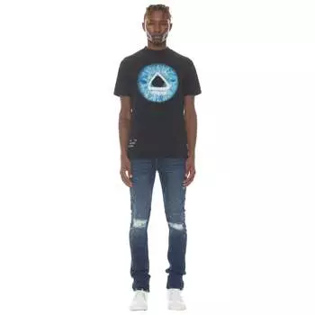 Strat Super Skinny Fit Джинсы в Стерлинговом Цвете HVMAN, синий