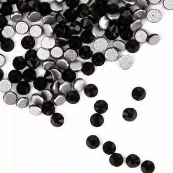 Стразы Swarovski Ss5 Jet, черные, 1,8 мм, 100 шт.