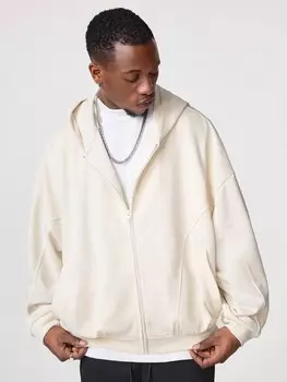 Street EZ: Простая, строгая, однотонная мужская толстовка с длинными рукавами Manfinity, абрикосовый