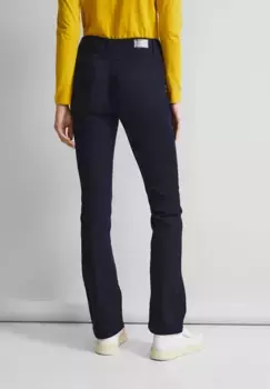 STREET ONE джинсы комфортного кроя, высокая талия, синий