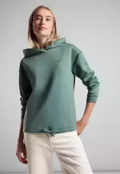 STREET ONE Худи, стиль худи, зеленый