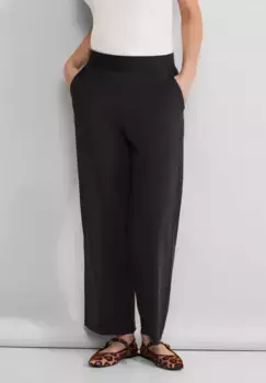 STREET ONE Кюлоты, завышенная талия, черный