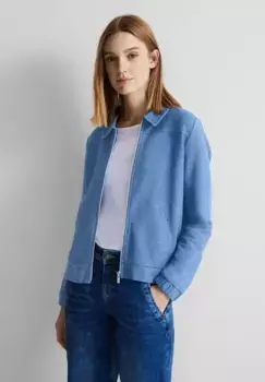 STREET ONE куртка-рубашка, на молнии, синий