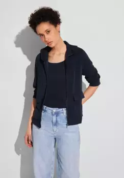 STREET ONE куртка-рубашка с капюшоном, синий