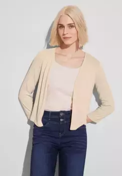 STREET ONE куртка-рубашка, с рукавами 3/4, цвет Light Smooth Sand