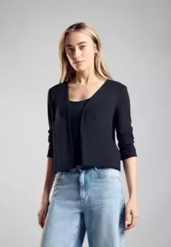 STREET ONE куртка-рубашка, с рукавами 3/4, синий