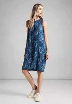 STREET ONE летнее платье из вискозы, синий
