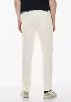 STREET ONE MEN Прямые джинсы из хлопка с стрейчем, белый