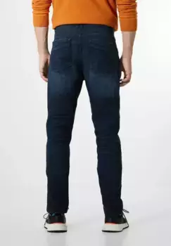 STREET ONE МУЖЧИНЫ Прямые джинсы, 5 карманов Street One Men, цвет Dark Blue Authentic Wash