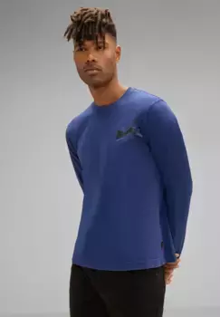 STREET ONE МУЖСКАЯ футболка с круглым вырезом Street One Men, синий