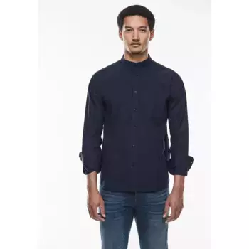 STREET ONE МУЖСКАЯ рубашка с длинными рукавами и воротником стойкой Street One Men, цвет Eclipse Blue