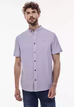 STREET ONE МУЖСКАЯ рубашка с короткими рукавами и планкой на пуговицах Street One Men, фиолетовый