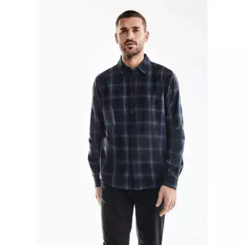 STREET ONE МУЖСКАЯ рубашка в клетку, с планкой на пуговицах Street One Men, синий