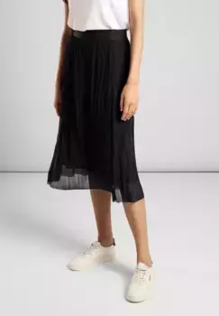 STREET ONE плиссированная юбка, длина миди, черный
