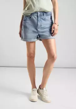 STREET ONE Шорты-бермуды с карманами, цвет Light Blue Wash