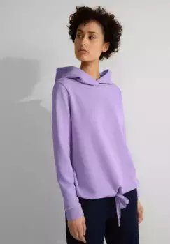 STREET ONE Толстовка с капюшоном, цвет Smell Of Lavender