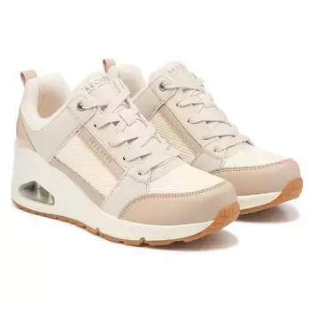 Street uno все хорошие кроссовки на танкетке Skechers, белый