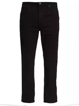 Стрейчевые узкие прямые японские джинсы Deniro MONFRRE, нуарный