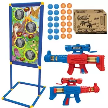 Стрельба по мишени, стоячая стрельба по мишеням, пистолетам, пенопластовым патронам. Inna marka