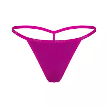 Стринг-стринги SKIMS Cotton Logo, цвет Lollipop