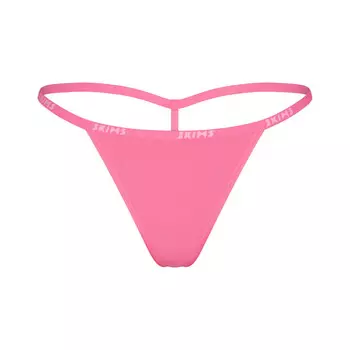 Стринг-стринги SKIMS Cotton Logo, цвет Sugar Pink
