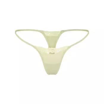 Стринг-стринги SKIMS Fits Everybody Lace, цвет Sage