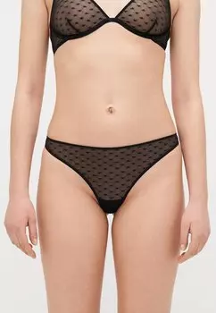 Стринги 3 PACK Even&Odd, черный