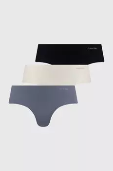 Стринги, 3 шт. Calvin Klein Underwear, мультиколор