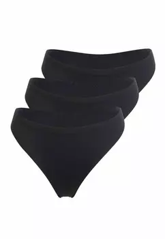 Стринги 3ER PACK INVISIBLE Schiesser, черный