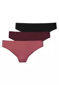 Стринги 3PACK SNOCKS, темно-красный