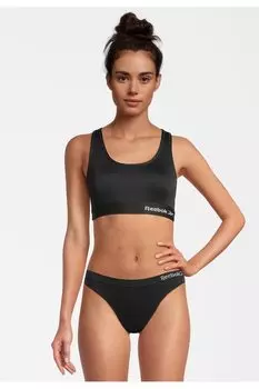 Стринги 6759 - 3 пары Reebok, черный