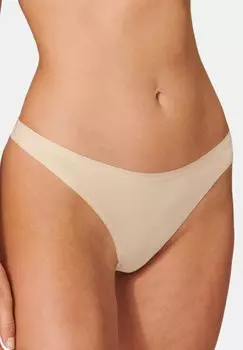 Стринги 6ER PACK STRING Schiesser, бежевый