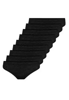 Стринги 9-PACK FSC JBS OF DENMARK, черный