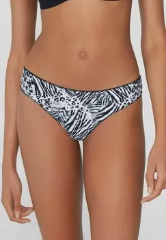 Стринги AUS BEDRUCKTER Tezenis, черный