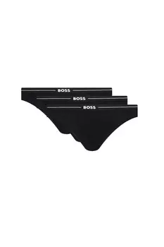 Стринги BOSS BLACK 3-pack 3P THONG, черный
