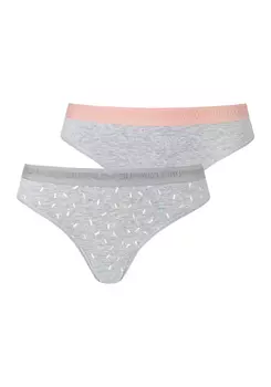 Стринги Buffalo, серый