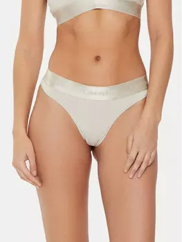 Стринги Calvin Klein Underwear, бежевый